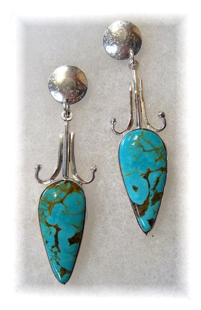 Turquoise inverted tears  $330